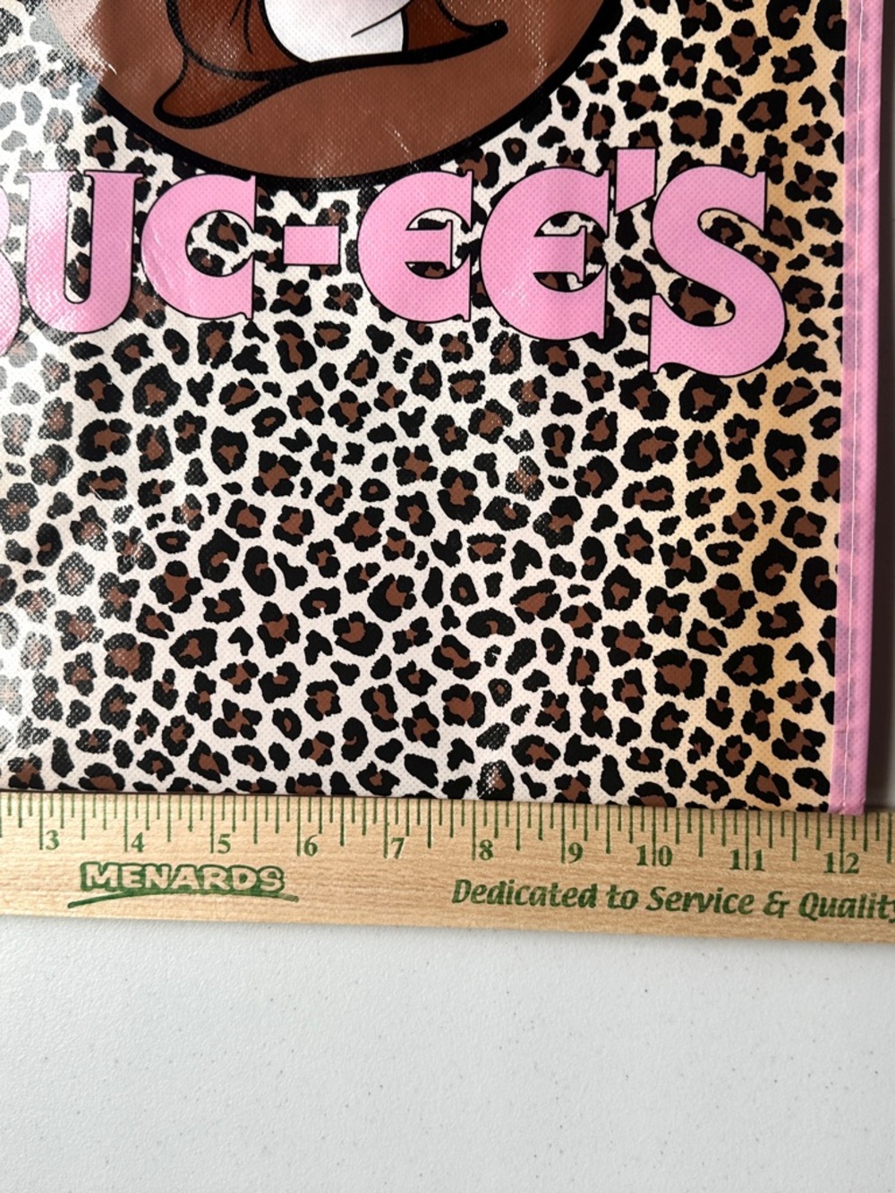 NWT Buc-ee's Pink Leopard Print Reusable Tote Bag - Picture 5 of 5